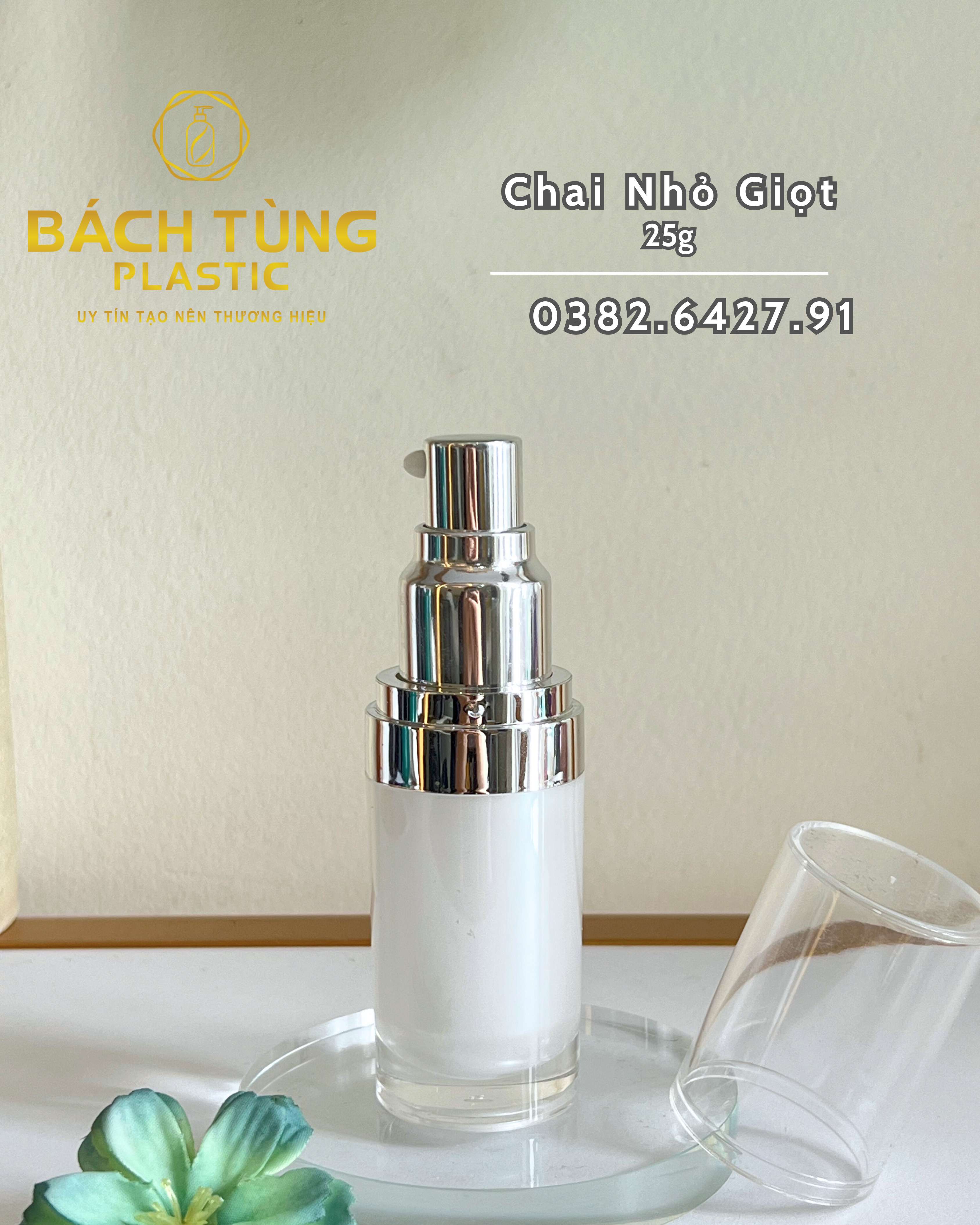 PLASTIC DROPPER BOTTLE 25G – WHITE