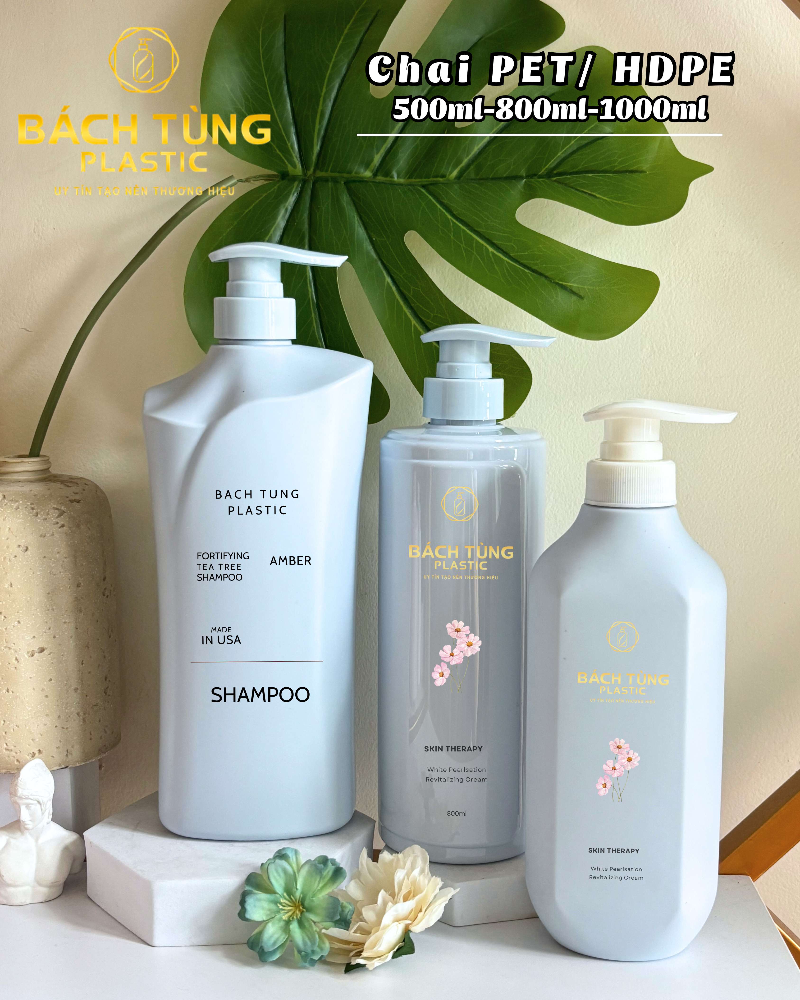 PET & HDPE BOTTLES 500ML – 800ML – 1000ML