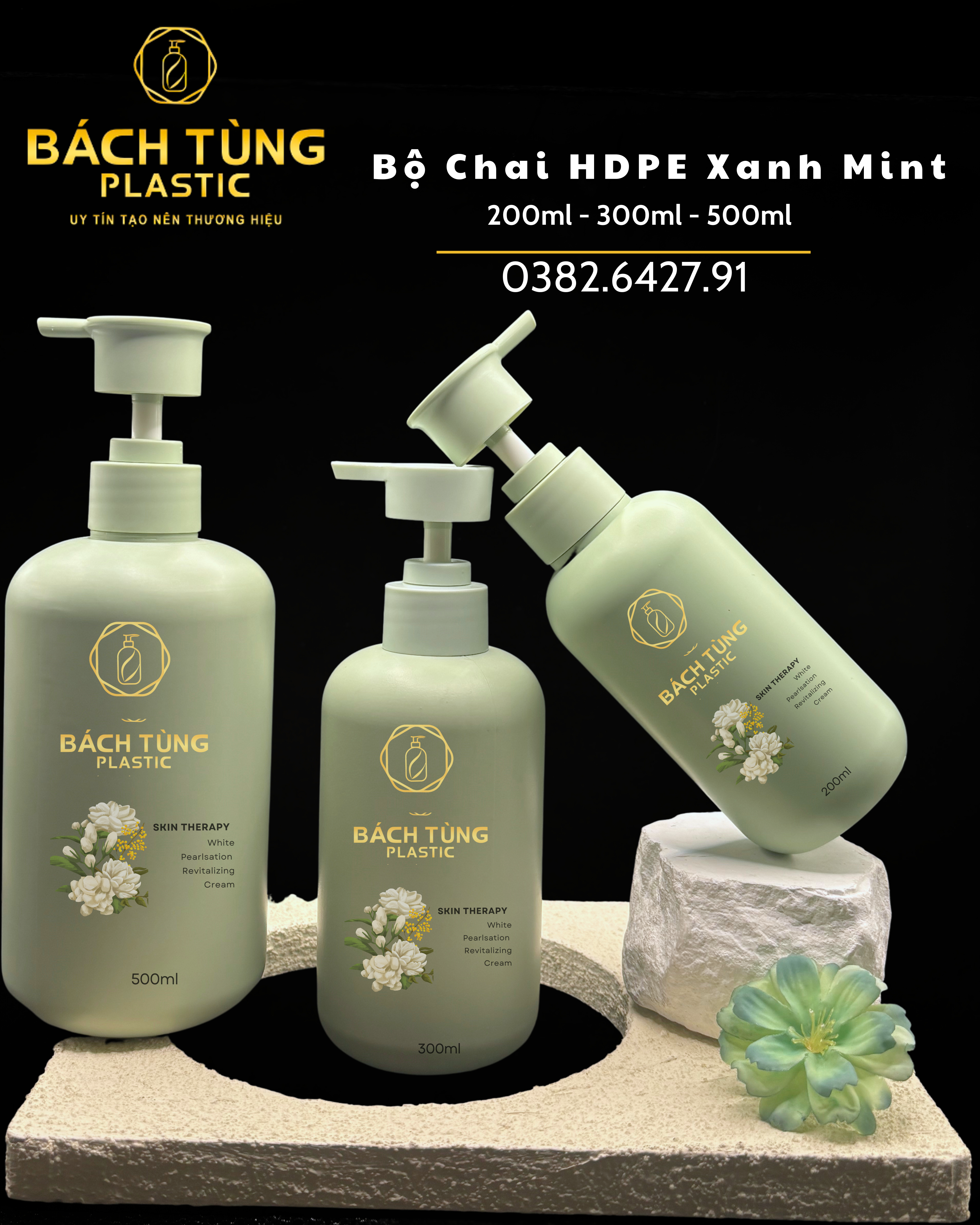 HDPE BOTTLE SET – 200ML | 300ML | 500ML