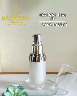 PLASTIC DROPPER BOTTLE 25G – WHITE