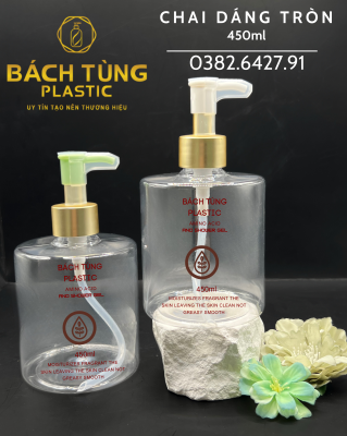 Chai PET Dáng Tròn - 450ml