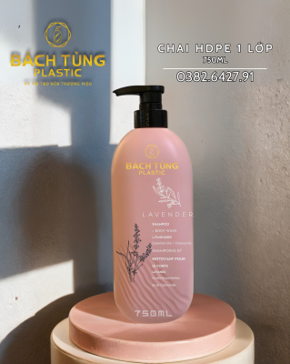 Chai HDPE Dáng Bầu - 750ml - Nhiều Màu Sắc