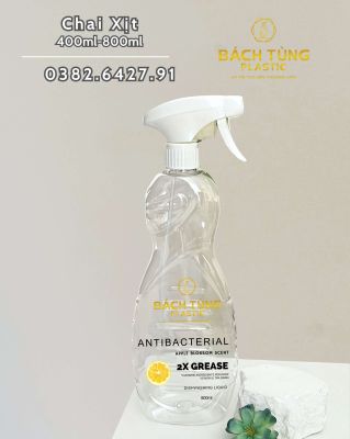 PP Dishwashing Liquid Bottle – 400ml & 800ml – With Spray Pump
