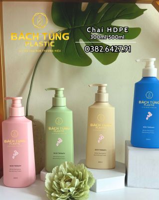 HDPE OVAL BOTTLE 300ML – 500ML | CUSTOM COLORS AVAILABLE