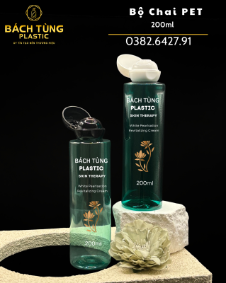 200ML GREEN PET BOTTLE – FRESH LOOK, CLEAN PACKAGING