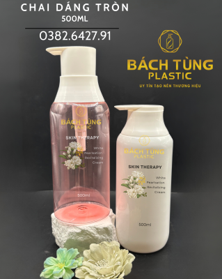 Round PET Bottle - 500ml - 5 colors