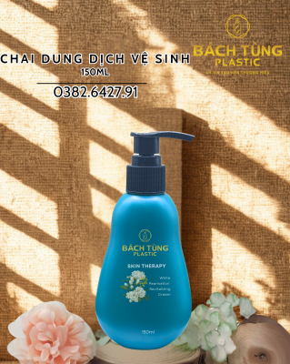 Chai HDPE - Dáng Con Vịt - 150ml - Màu Xanh Ngọc