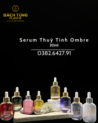 ROUND BULB GLASS SERUM BOTTLE (30ML)