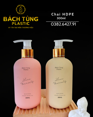 ROUND BOTTLE 300ML – PINK & BEIGE – FI24 CAP