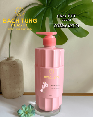 PET BOTTLE 800ML – UNIQUE SHAPE – FI33 PUMP