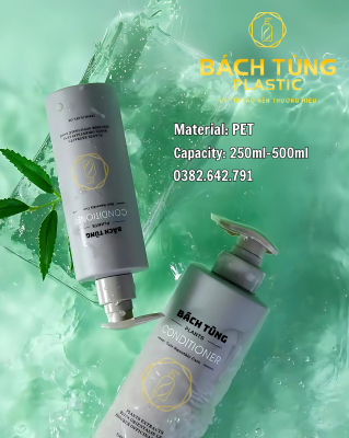 PET Shampoo & Conditioner Bottles (250 ml & 520 ml)