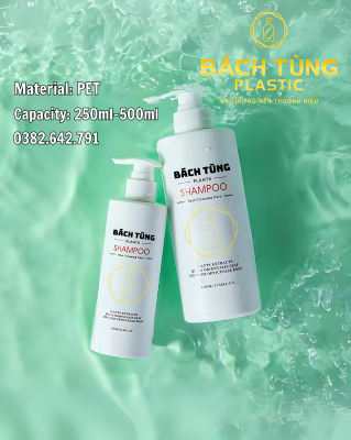PET Shampoo & Conditioner Bottles (250 ml & 520 ml)