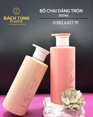 500ml Round Ribbed Bottle – Neck FI28
