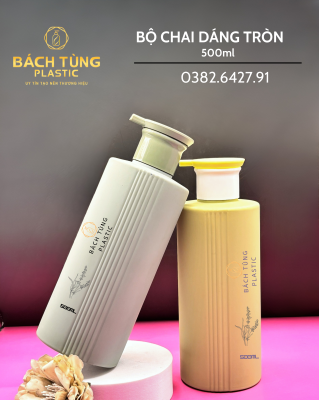 500ml Round Ribbed Bottle – Neck FI28