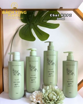 500ML MINT GREEN HDPE BOTTLE – ROUND SHAPE