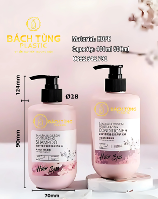 400 ml & 500 ml HDPE “Sakura Blossom”