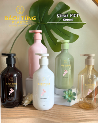 ROUND PET BOTTLE – 500ML – TALL NECK – CUSTOM COLOR AVAILABLE
