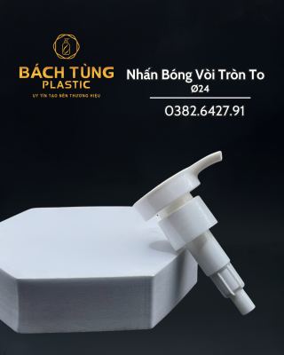 Nhấn FI24 Bóng Đầu Vòi To - Màu Trắng - FI24