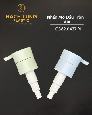 Nhấn thân mờ - đầu tròn FI28 - Xanh Lá | Xanh Dương