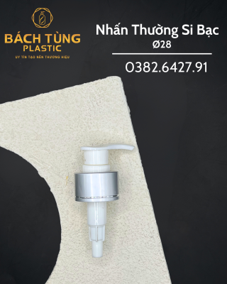 Nhấn Thường Si Bạc - Fi28 - Thân Nắp Si Bạc