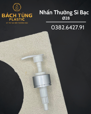 Nhấn Thường Si Bạc - Fi28 - Thân Nắp Si Bạc