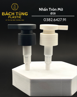 Nhấn Đầu Tròn Mờ FI28 – 2 Màu Trắng & Đen