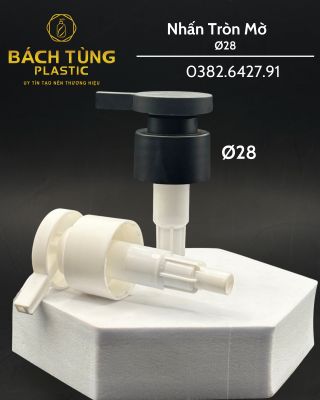Nhấn Đầu Tròn Mờ FI28 – 2 Màu Trắng & Đen
