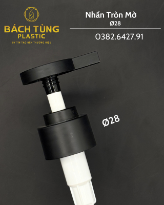 Nhấn Đầu Tròn Mờ FI28 – 2 Màu Trắng & Đen