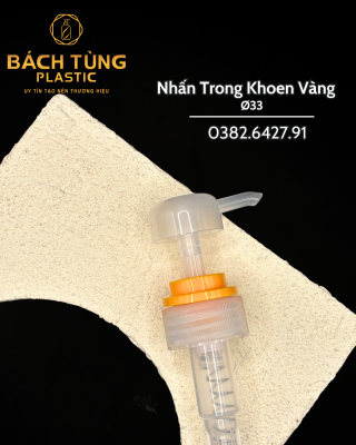 Nhấn - Trong Suốt - Khoen Vàng - FI33