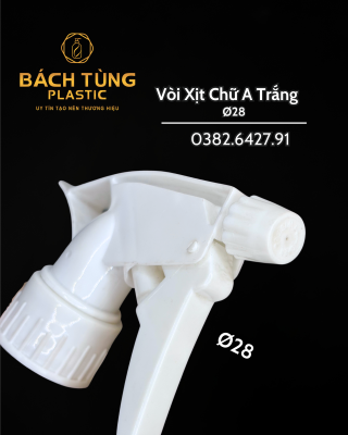 White A-Shaped Spray Nozzle – Convenient Design, Versatile Use