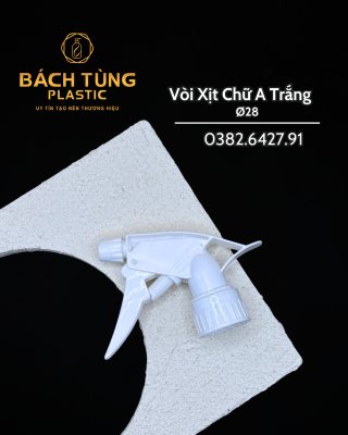 White A-Shaped Spray Nozzle – Convenient Design, Versatile Use