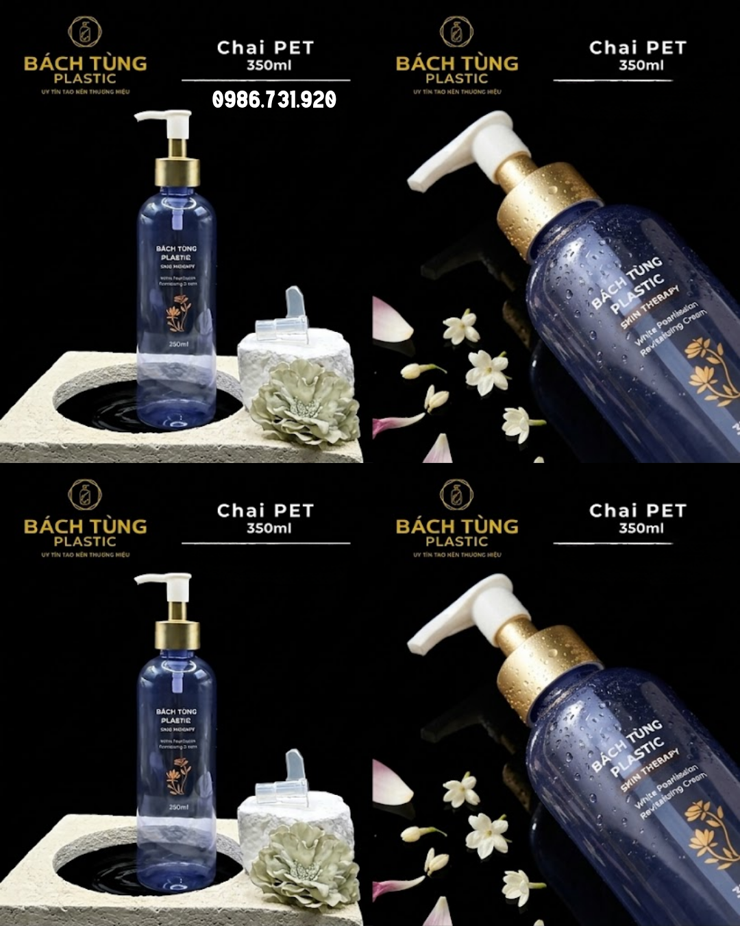  CHAI PET TRÒN DÀI 350ML 