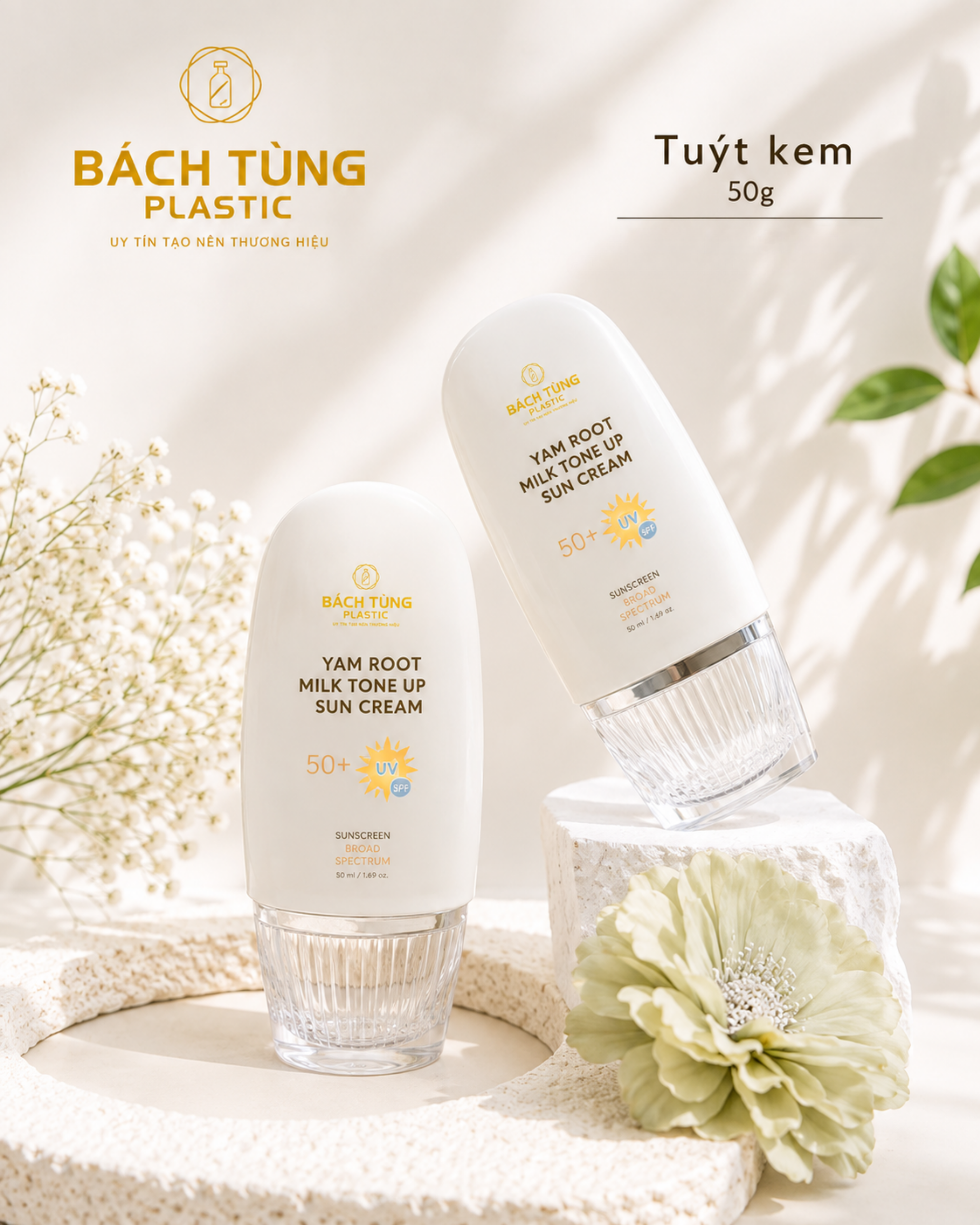 TUÝP KEM 50G NẮP KIM CƯƠNG