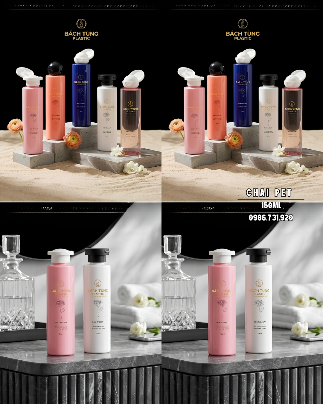CHAI PET TRÒN 150ML – NHIỀU MÀU SẮC NỔI BẬT