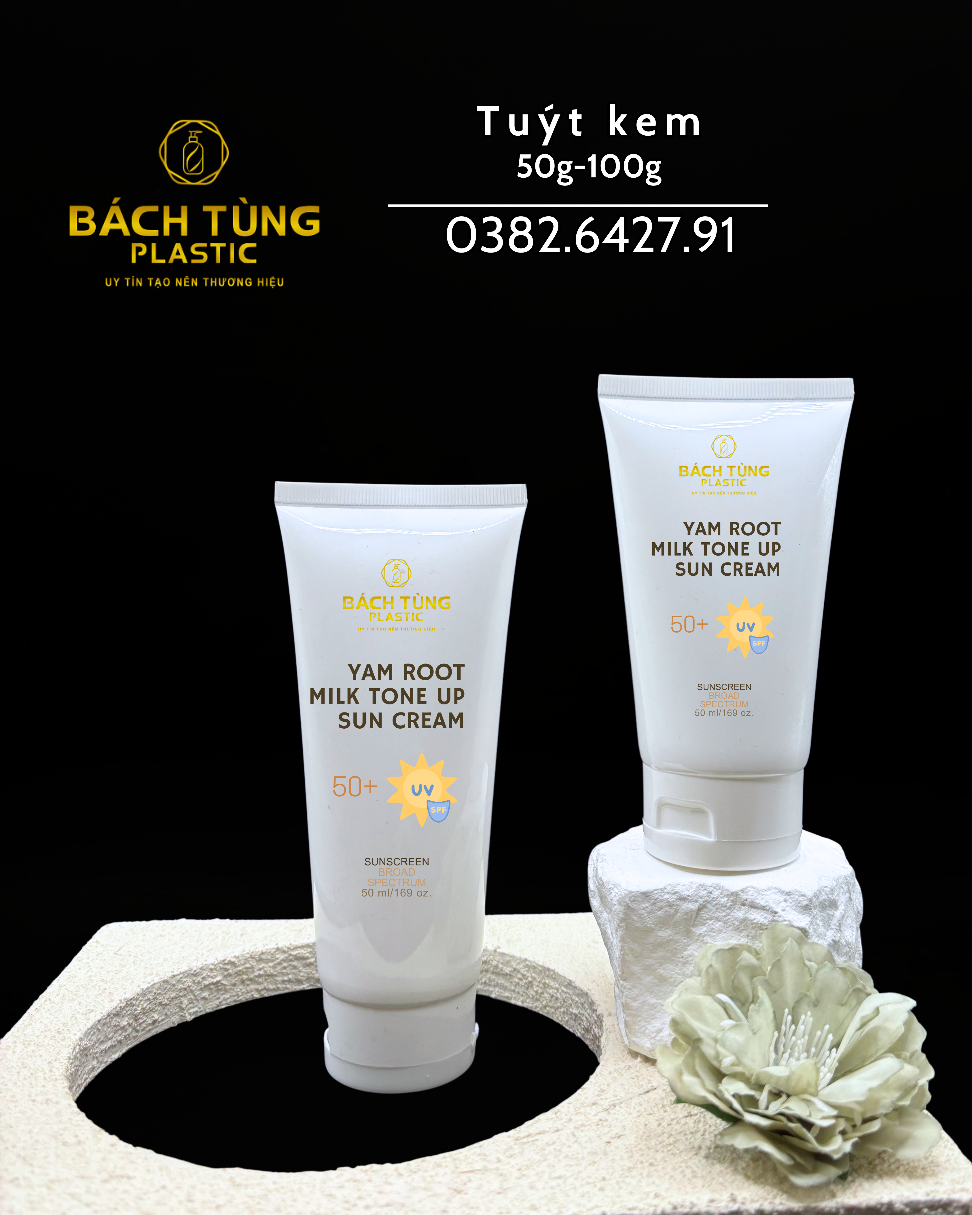 TUÝP KEM TRẮNG SỨ – 50G | 100G – THANH LỊCH & CAO CẤP