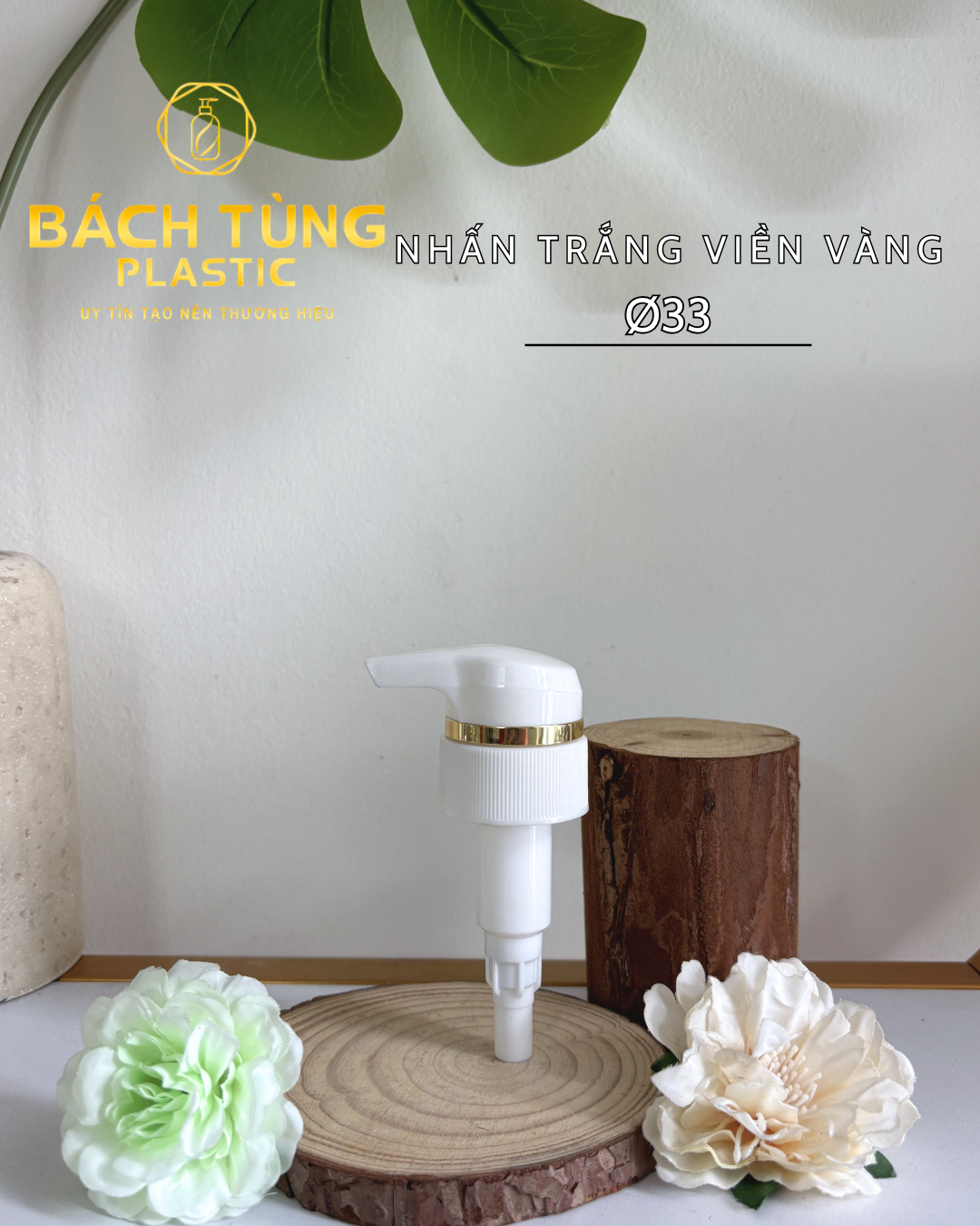 VÒI NHẤN MỎ VỊT TRẮNG VIỀN VÀNG