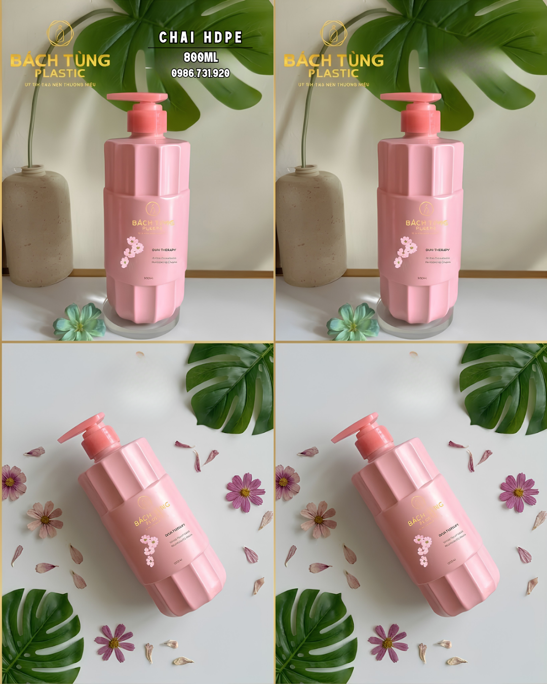 CHAI PET 800ML – DÁNG ĐỘC LẠ – NHẤN FI33