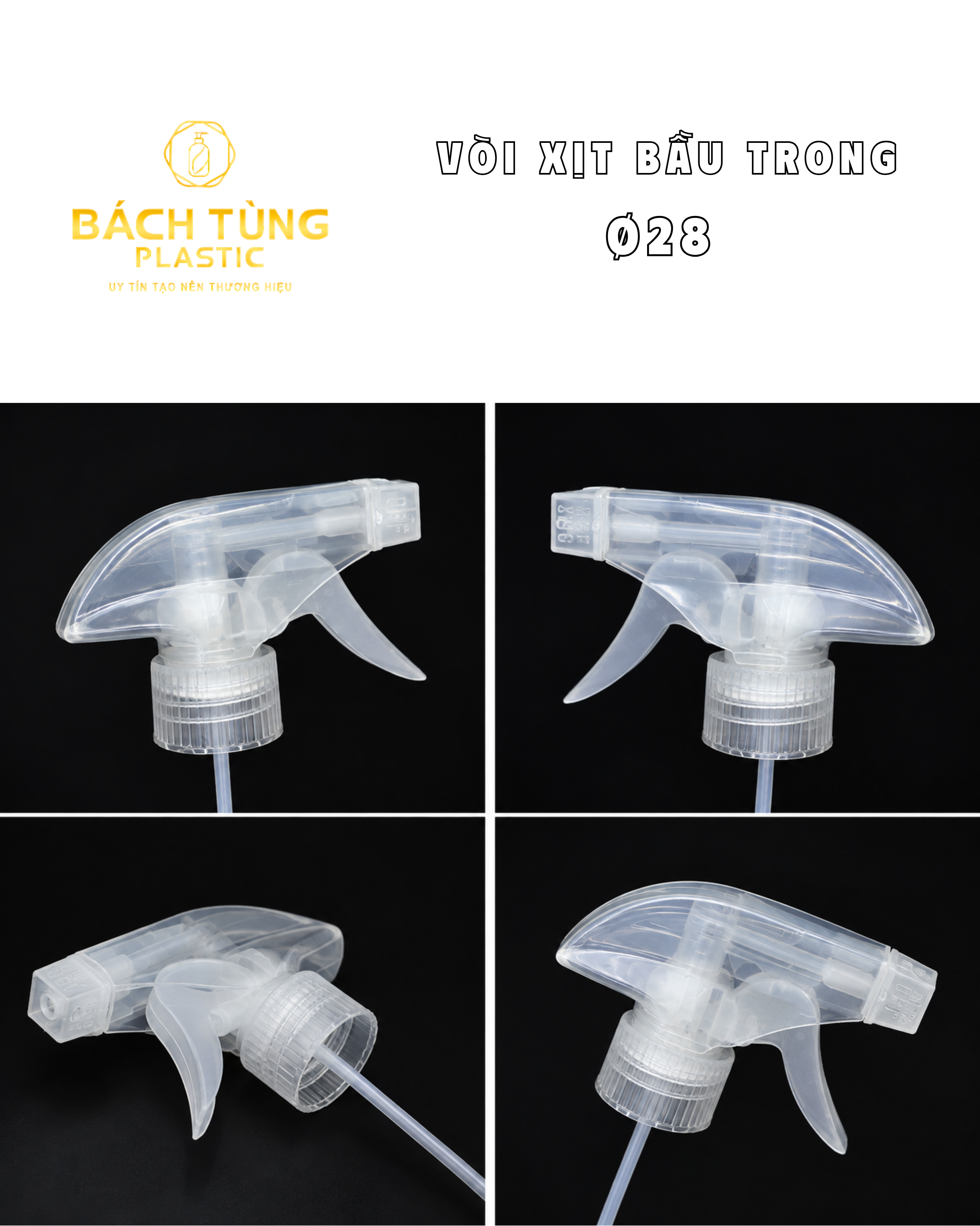 Vòi Xịt Bầu Trong Suốt – FI28