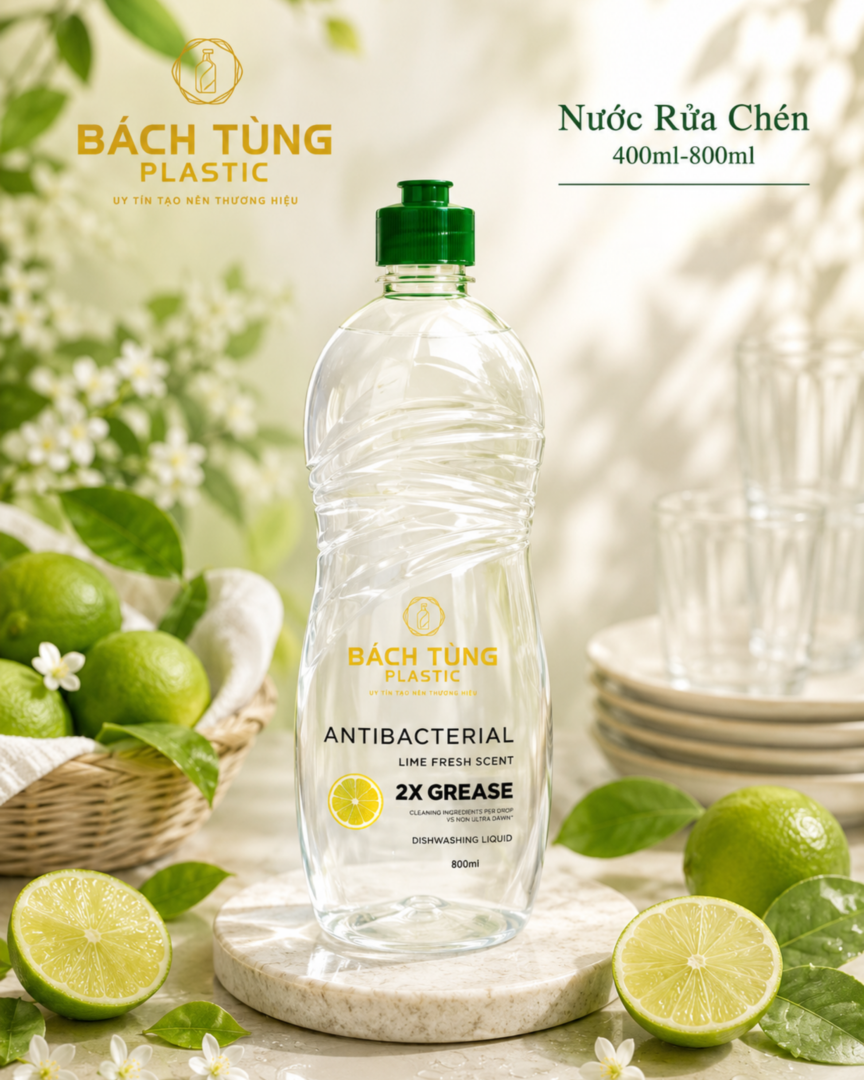 CHAI NHỰA ĐỰNG NƯỚC RỬA CHÉN 