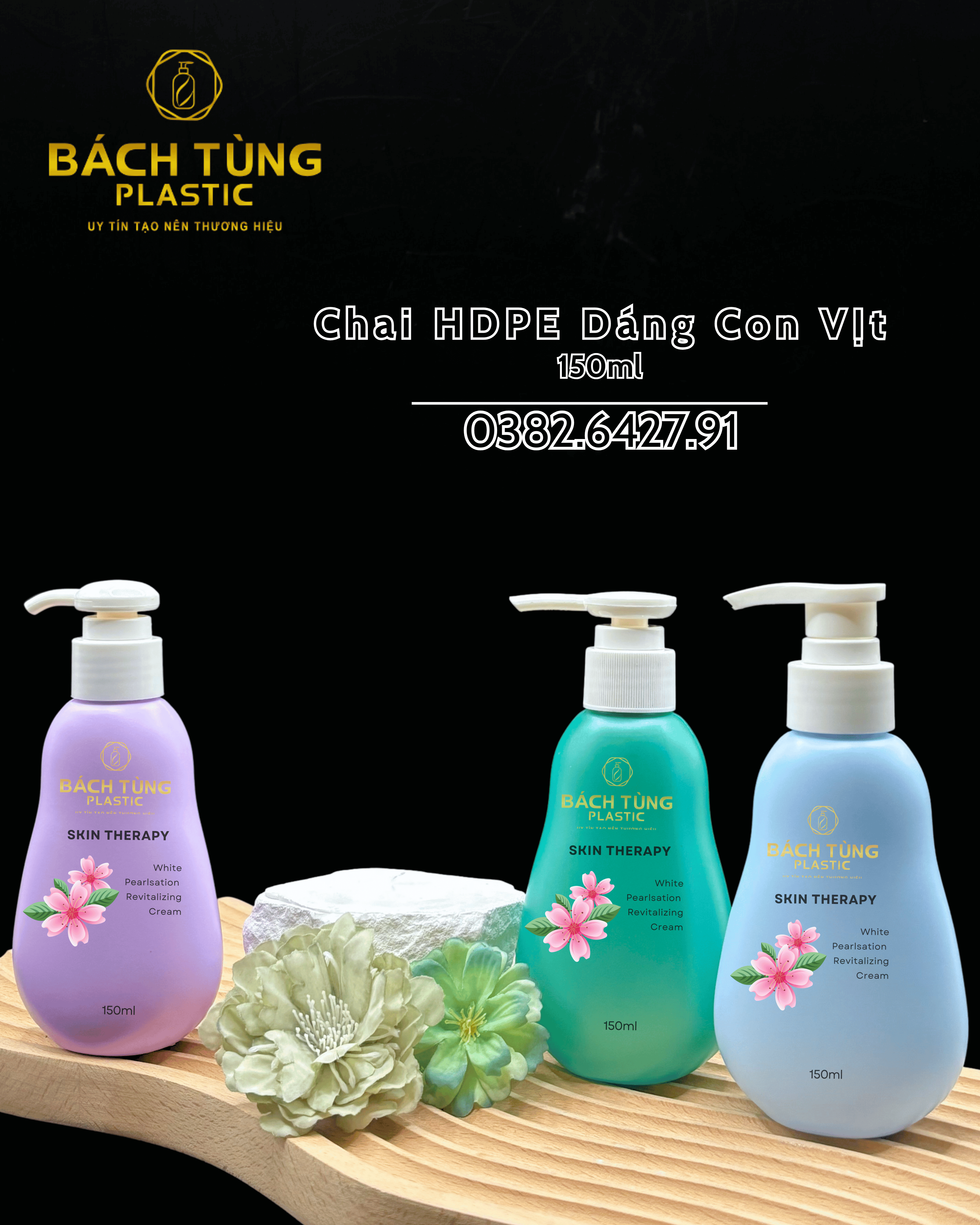 Chai Dáng Con Vịt 150ml – HDPE