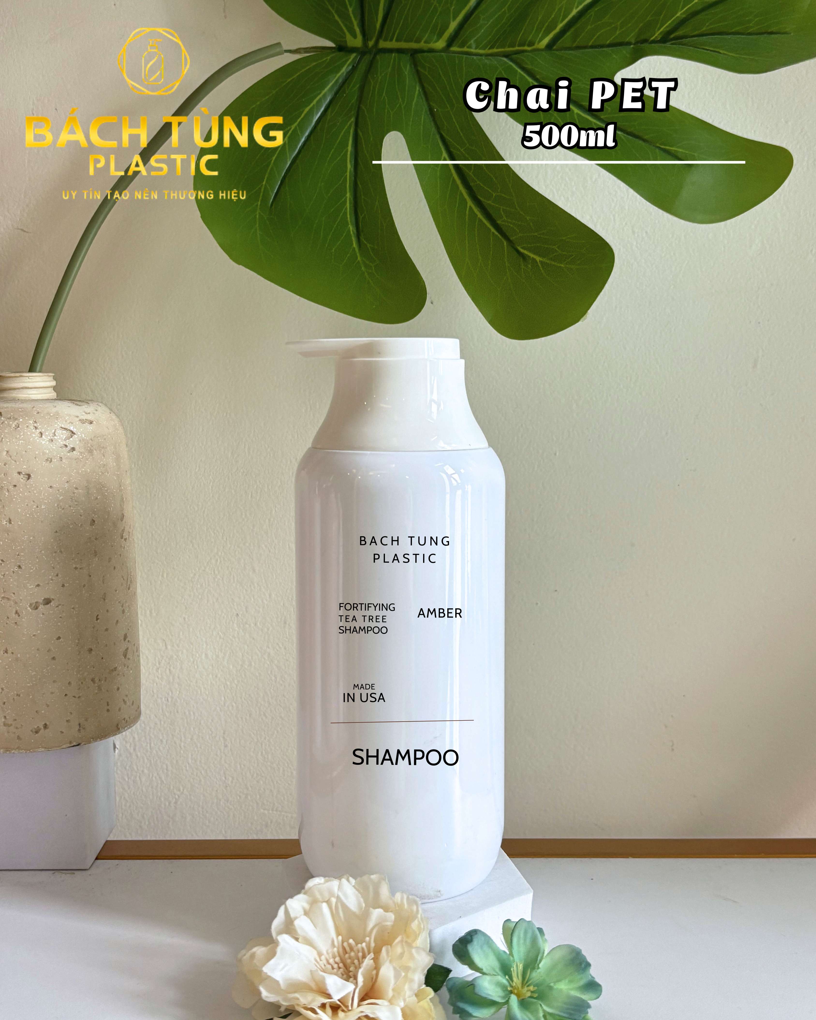 CHAI PET VAI NGANG 500ML