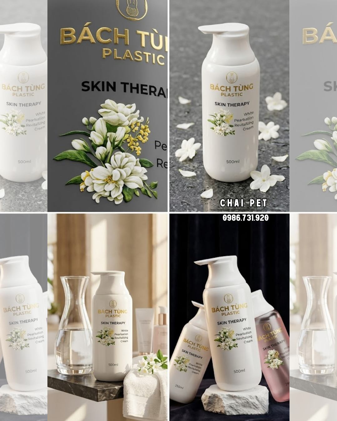 Chai PET Dáng Tròn - 500ml - 5 màu