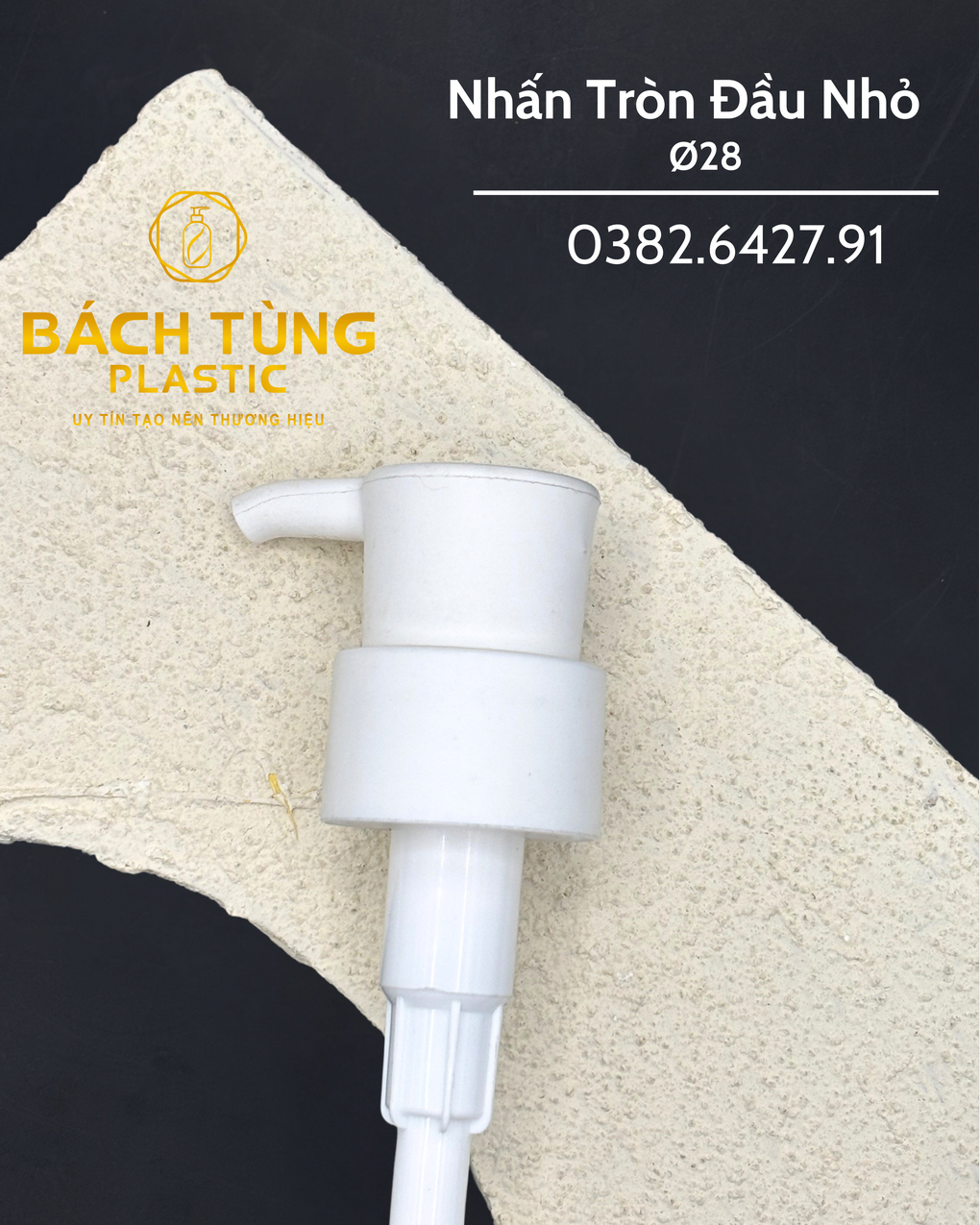 Nhấn Thường FI28 - Đầu Nhỏ - Màu Trắng