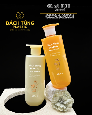 CHAI PET 500ML MÀU VÀNG | VÀNG NHẠT – KẾT HỢP NẮP FI28 MÀU VÀNG & BE