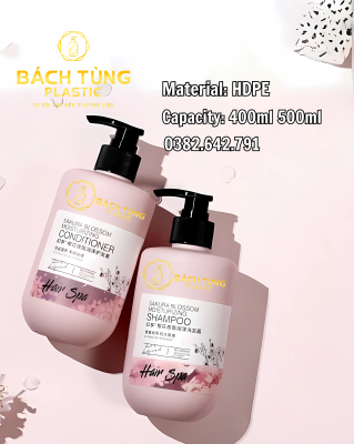 Chai HDPE 400 ml & 500 ml 