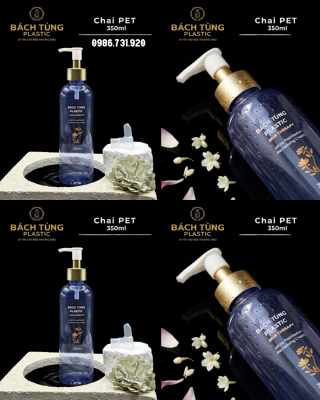  CHAI PET TRÒN DÀI 350ML 