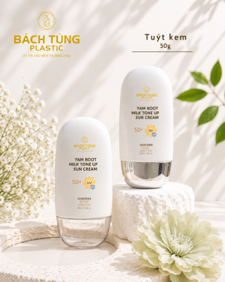 TUÝP KEM 50G NẮP BẦU MẠ BẠC