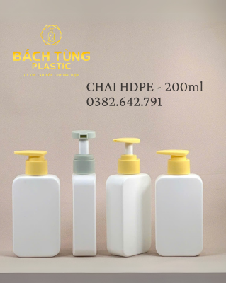 Chai HDPE 200 ml – Phiên Bản Cao Cấp