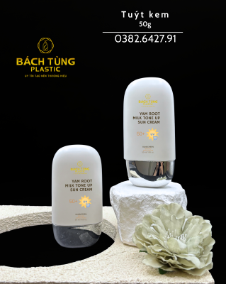 TUÝP KEM 50G NẮP BẦU MẠ BẠC