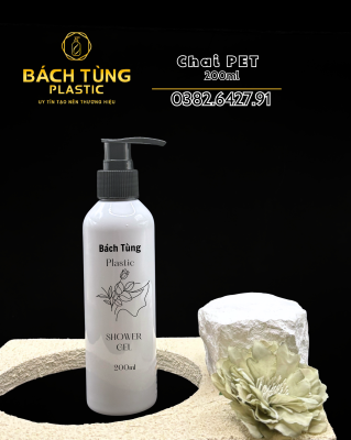Chai PET trắng sữa 200ml